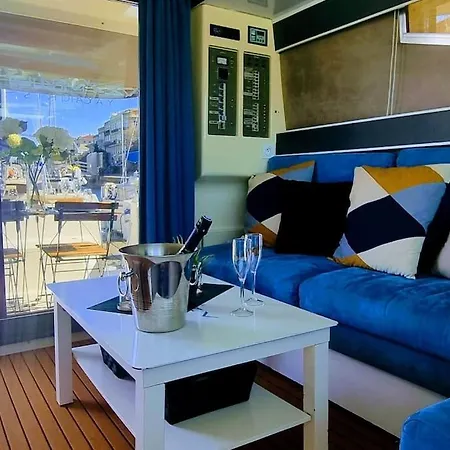L'Ipanema Sejour Original 2 Chambres Sur Bateau A Quai, Parking Prive Sète Extérieur photo
